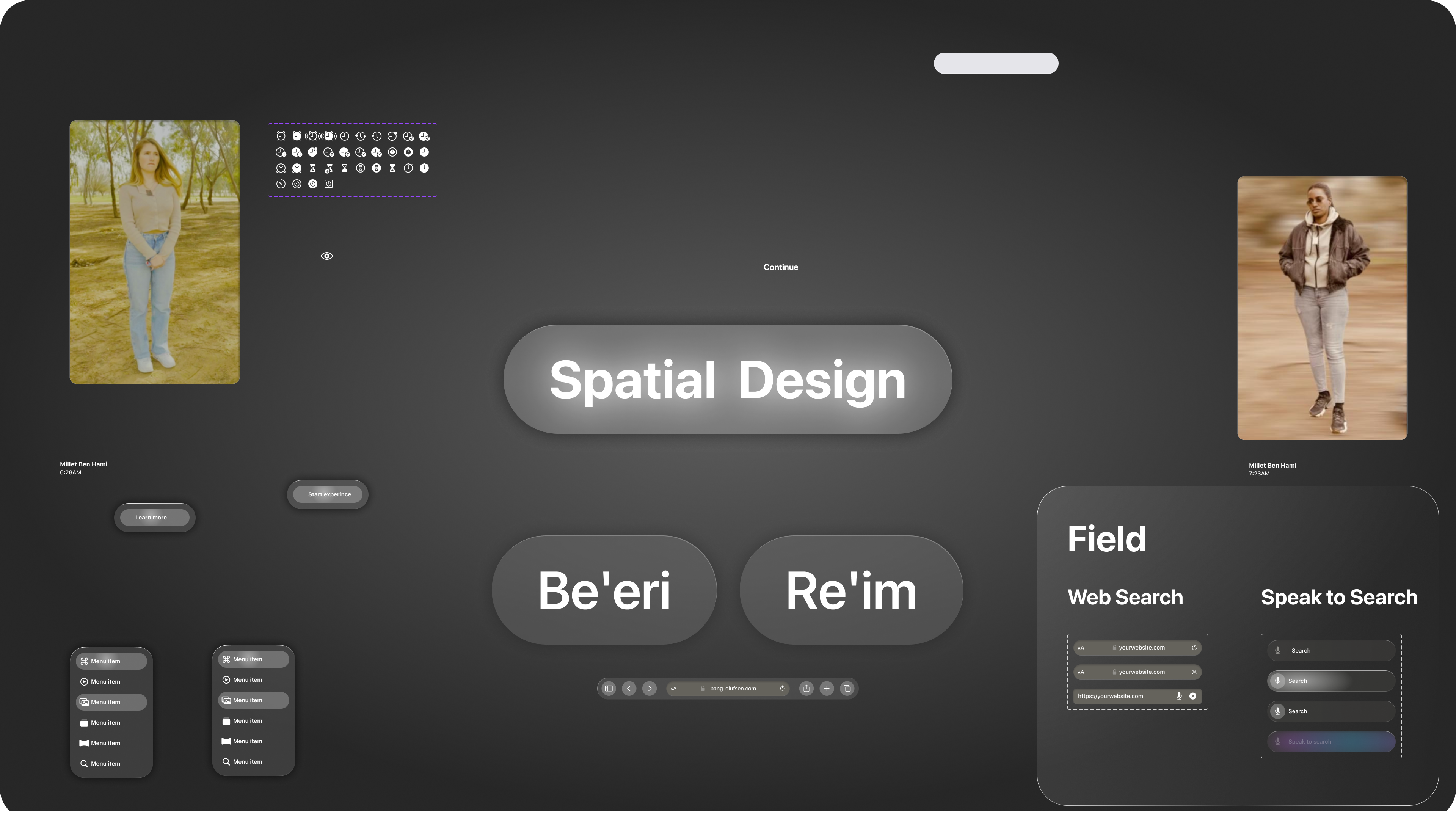 Spatial UX Interface Design