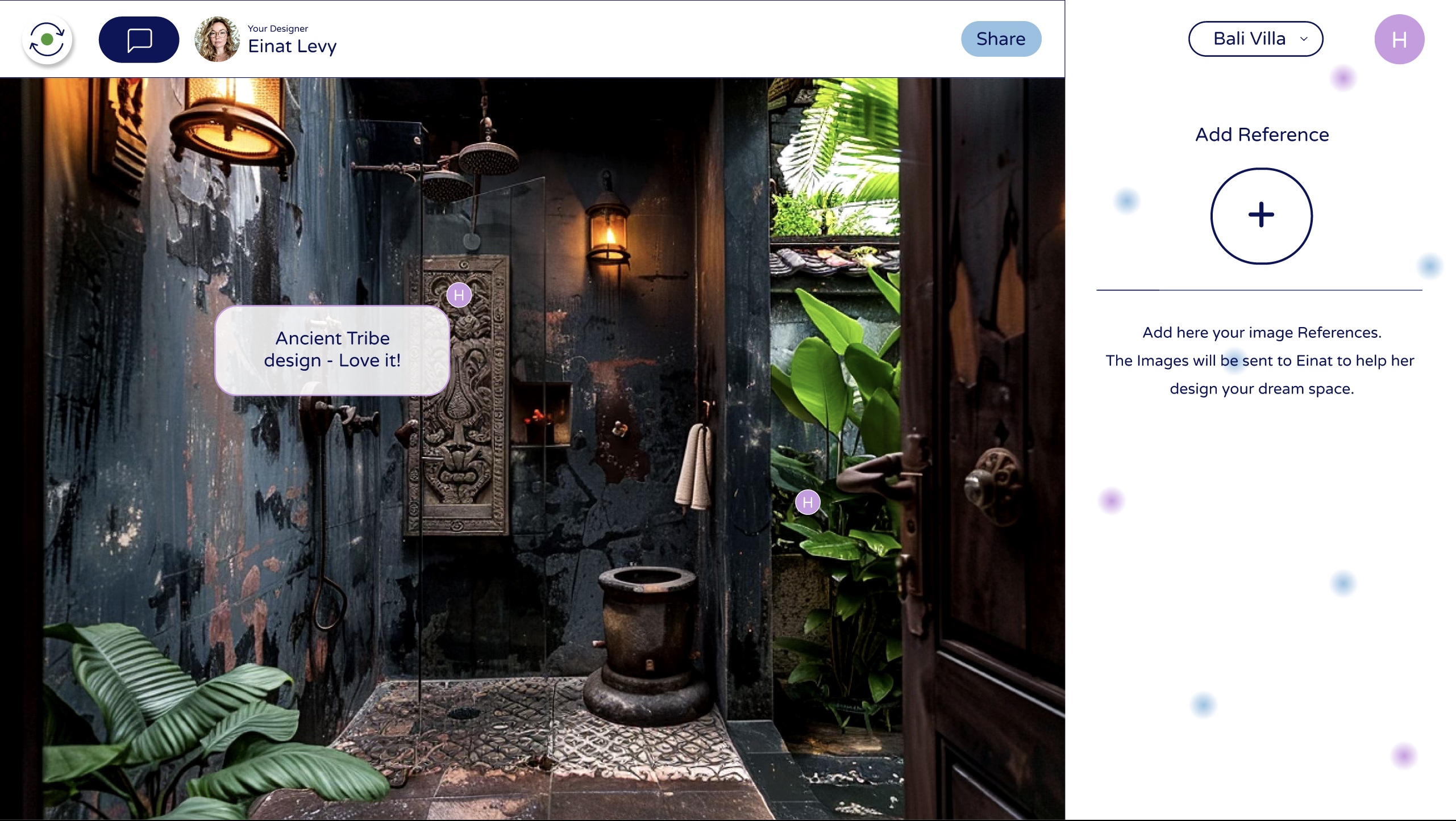 AI Design Generation Interface